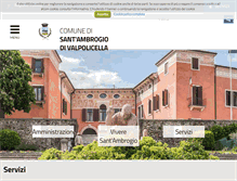 Tablet Screenshot of comune.santambrogio.vr.it